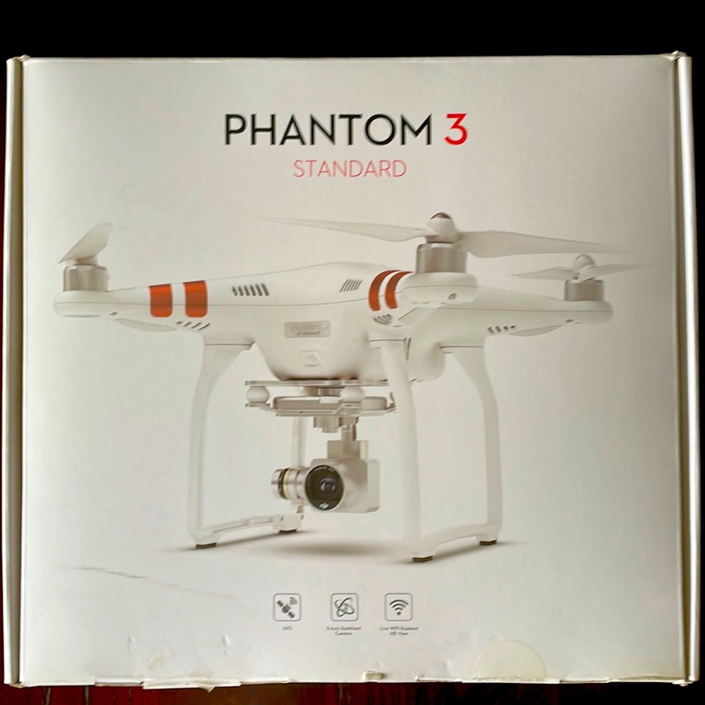 The Phantom 3 Standard Drone never used.